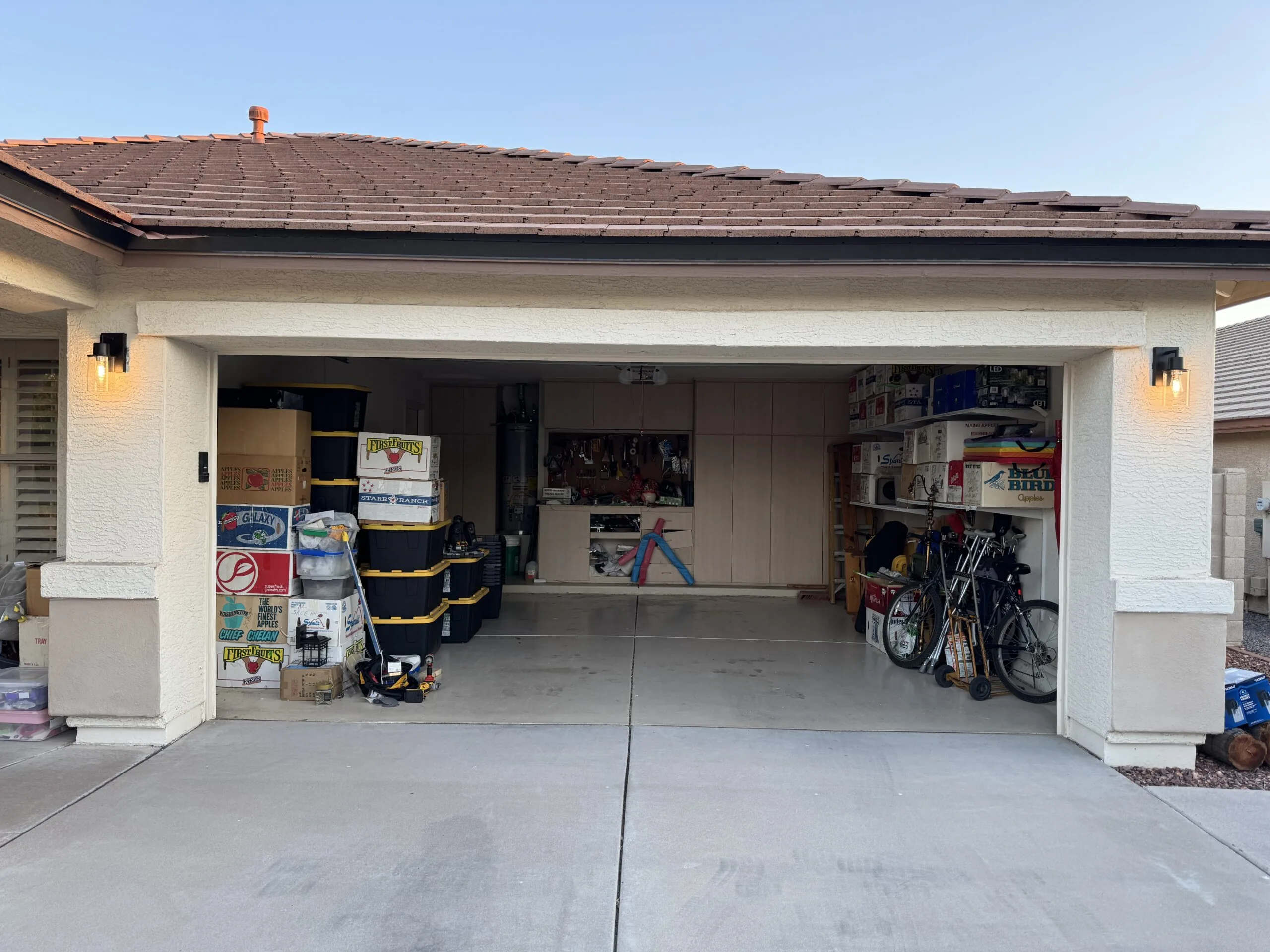 After: Exterior Coach Light Replacement