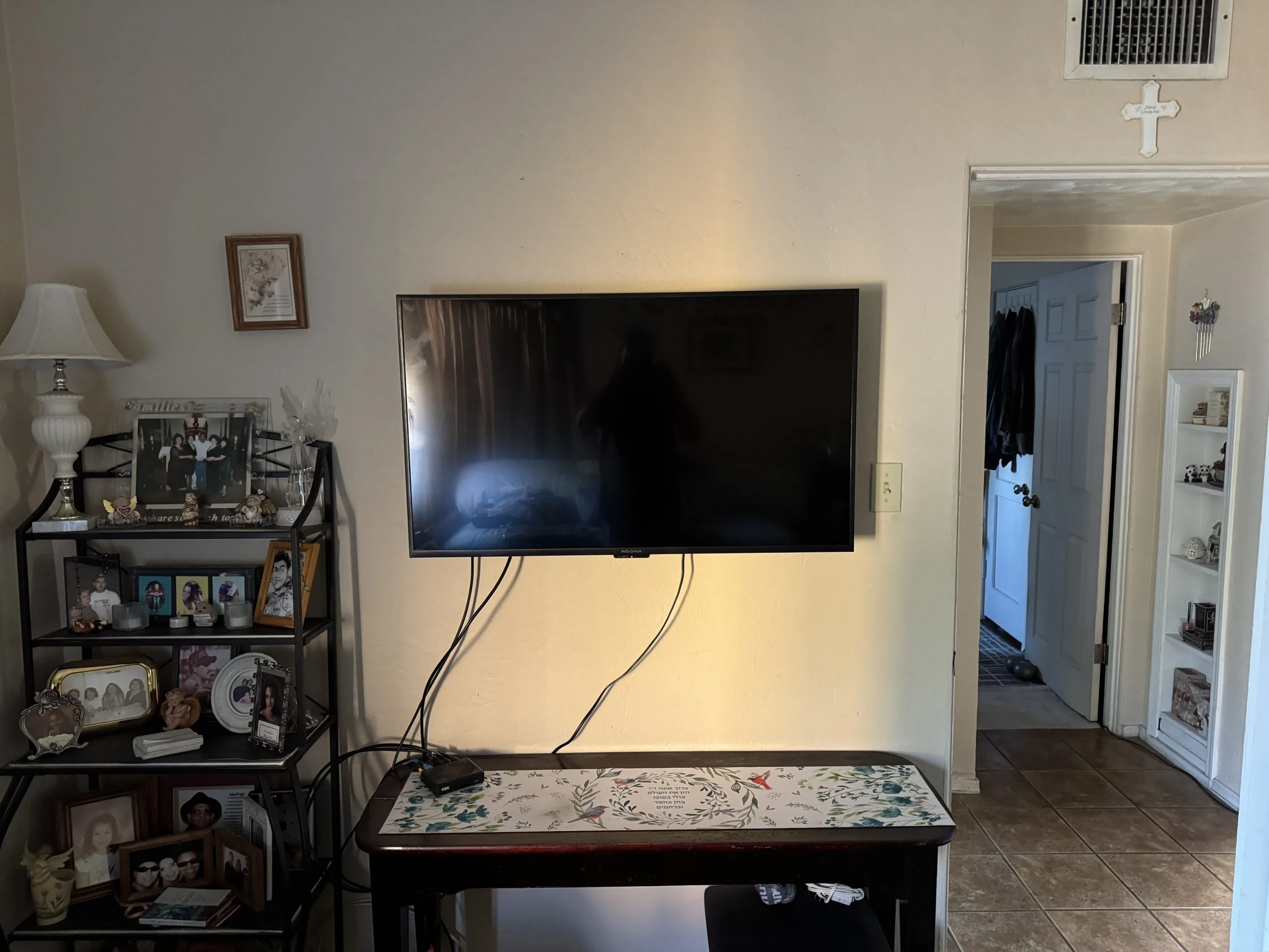 After: Living Room Flat-Screen TV Mount